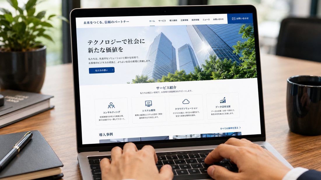 コーポレートサイト制作